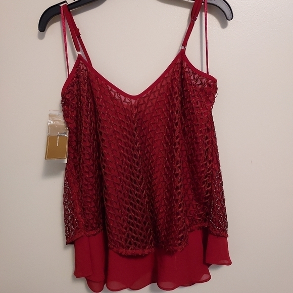 Francesca XS Beaded tank top burg - Picture 11 of 13